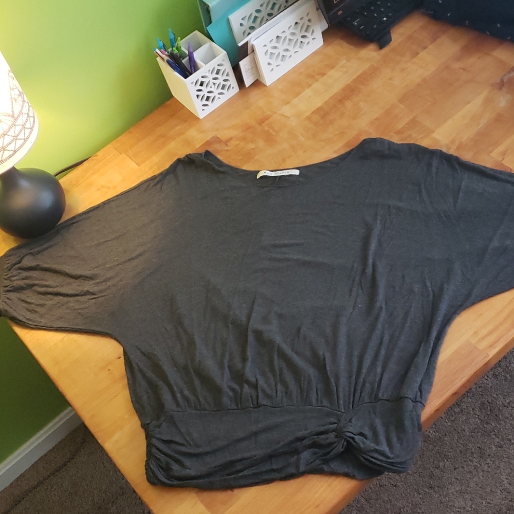Drape sleeve 3/4 t-shirt